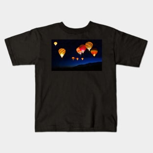 Lights over Albuquerque Kids T-Shirt